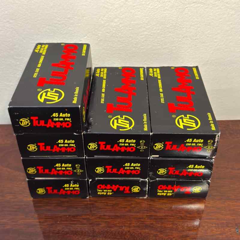 .45 ACP Ammo 230 Grain Full Metal Jacket